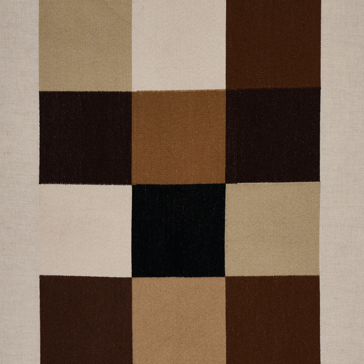 81833 embroidered tile strong neutral schumacher fabric