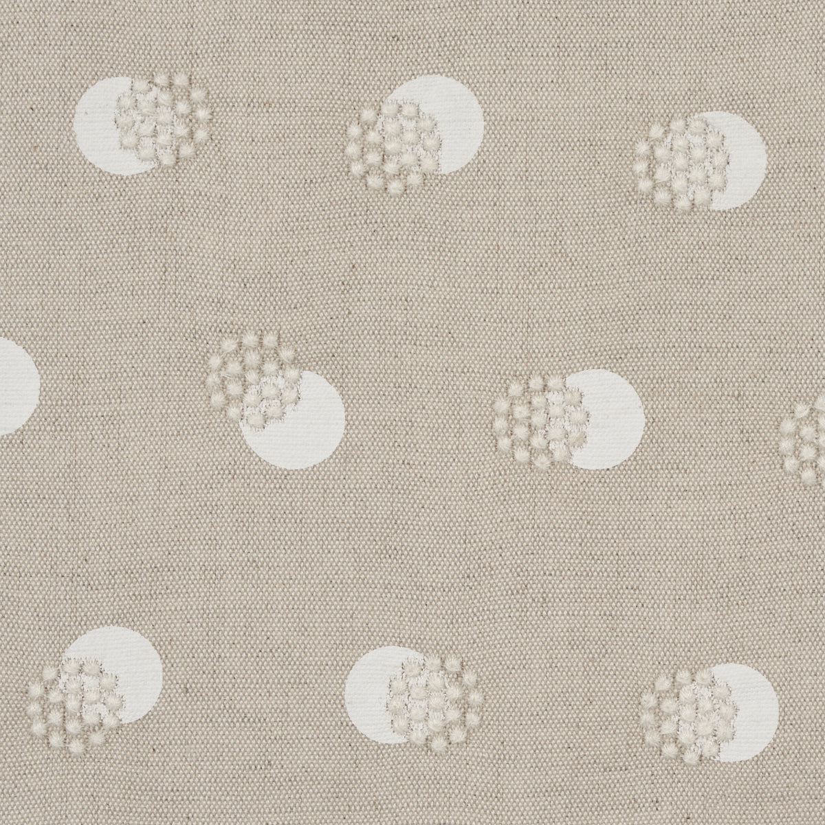 Purchase 81840 Taylor Embroidery, Ivory On Natural by Schumacher Fabric