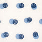 Purchase 81841 | Bouquet Toss, Blue On Ivory - Schumacher Fabric