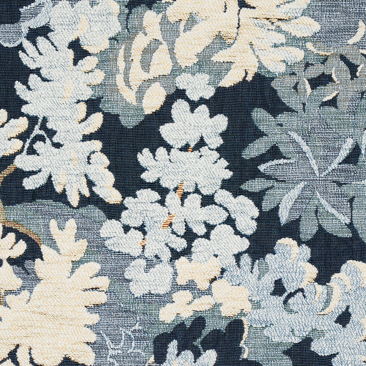 Purchase 81851 | Bouquet Toss, Blue - Schumacher Fabric