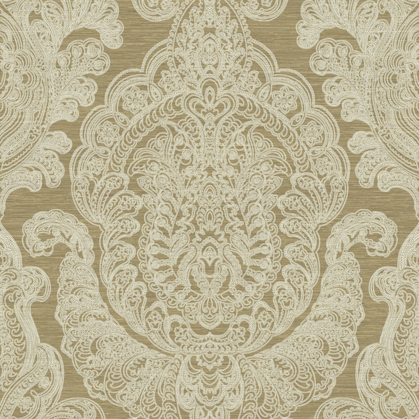 Purchase JF Wallpaper Pattern number 8192 19W9081 Gold Damask Wallpaper