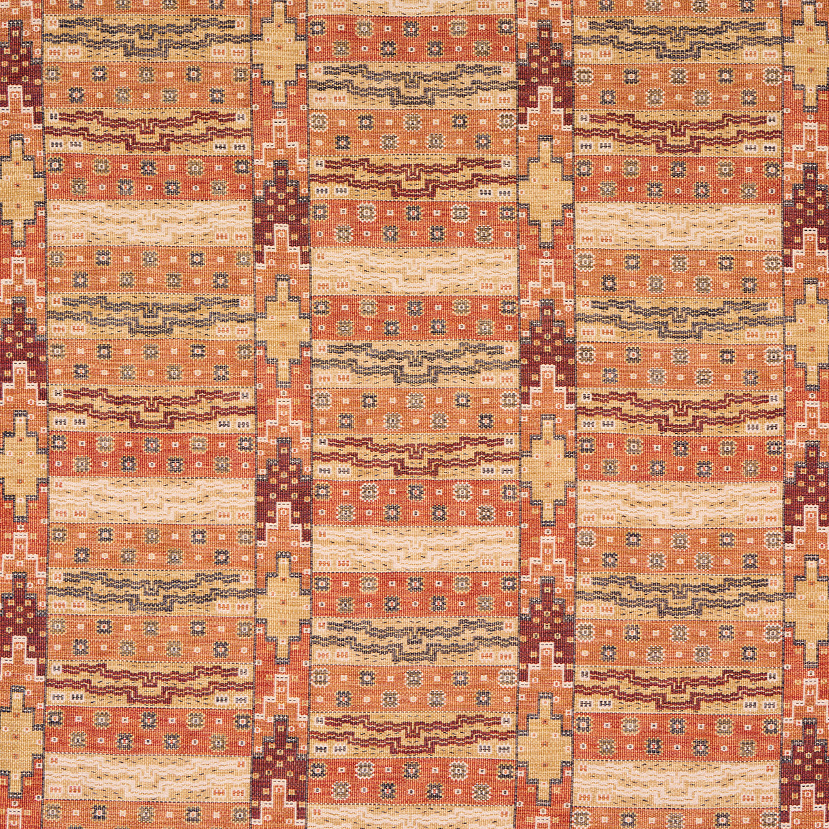 Purchase 81990 | Azulejos, Spice - Schumacher Fabric