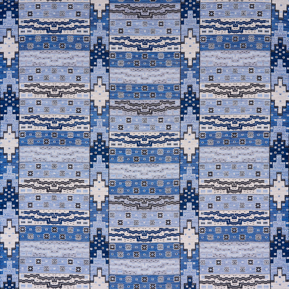 Purchase 81991 | Azulejos, Denim - Schumacher Fabric