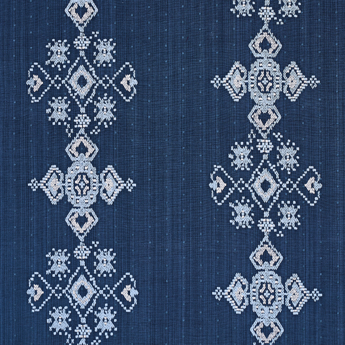 Purchase 82070 Nadira Embroidery, Indigo by Schumacher Fabric