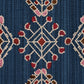 Purchase 82081 | Kalindi Embroidery, Indigo - Schumacher Fabric