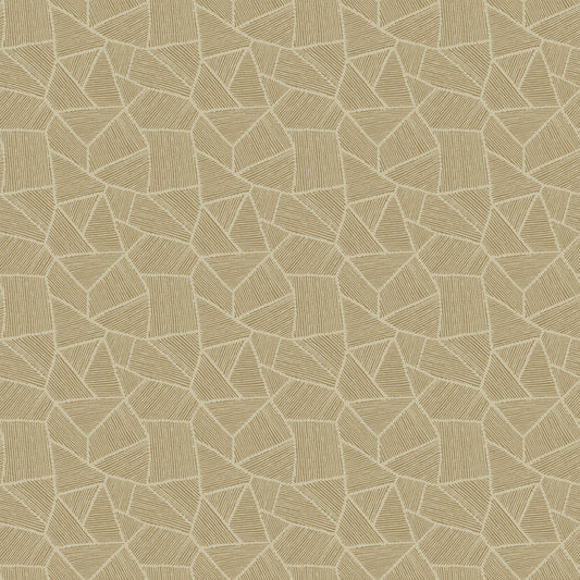 Purchase JF Wallpaper SKU 8208 16W9321 Gold Geometric Wallpaper