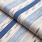 Purchase 82110 | Mirza Ikat Stripe, Blue On Natural - Schumacher Fabric