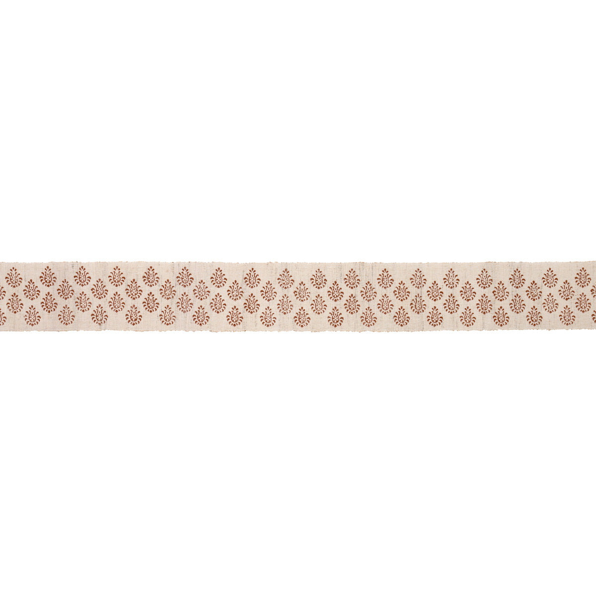 Purchase 82131 | Leila Hand Block Matka Tape, Sienna - Schumacher Trim