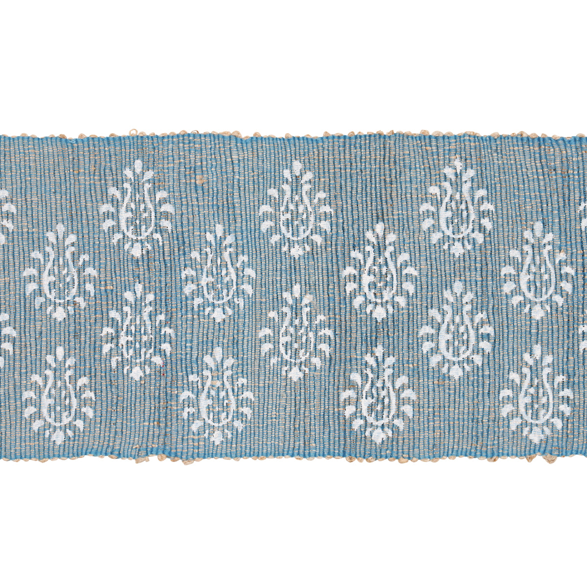 Purchase 82132 | Leila Hand Block Matka Tape, Chambray - Schumacher Trim