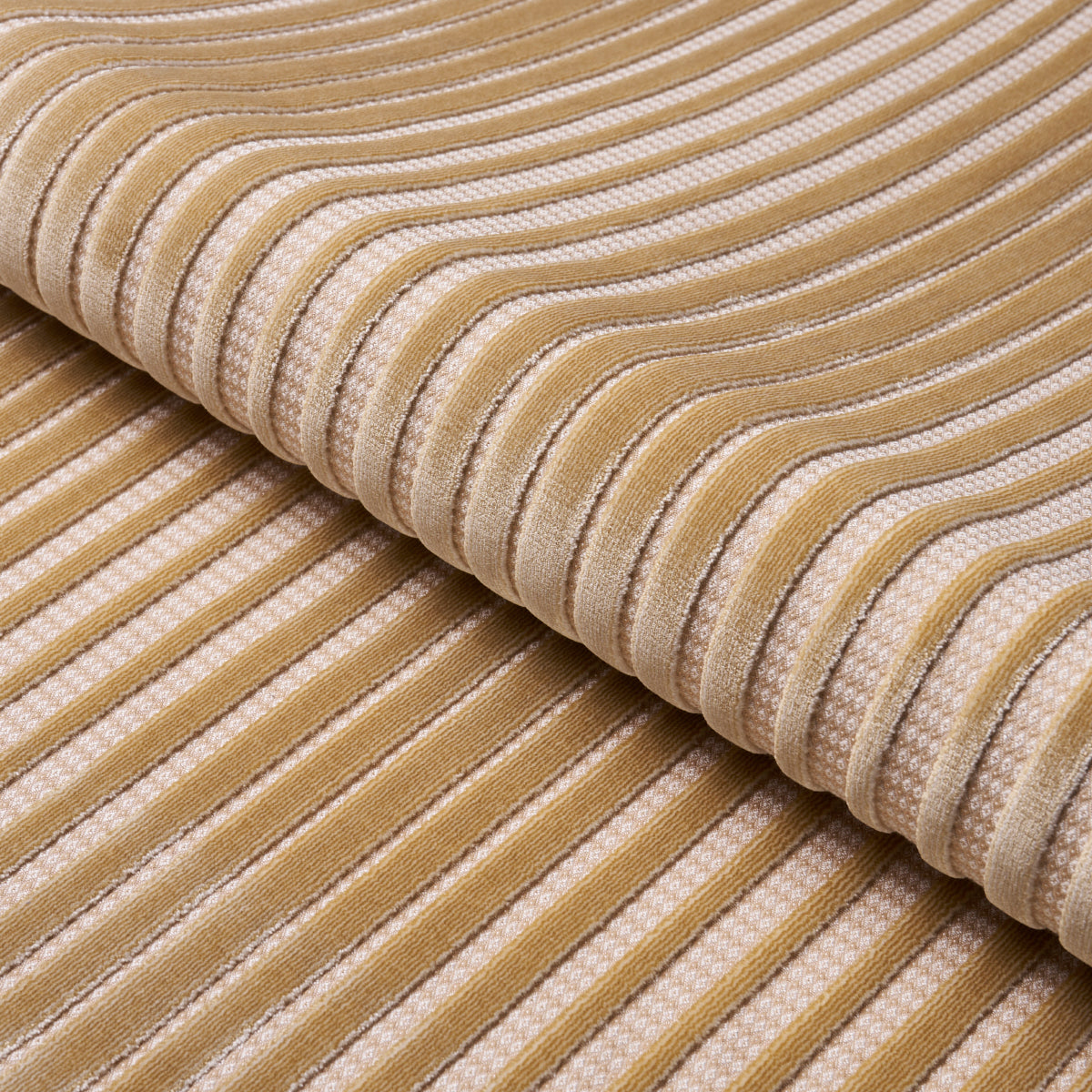 Purchase 82153 Chimay Stripe Velvet, Champagne by Schumacher Fabric