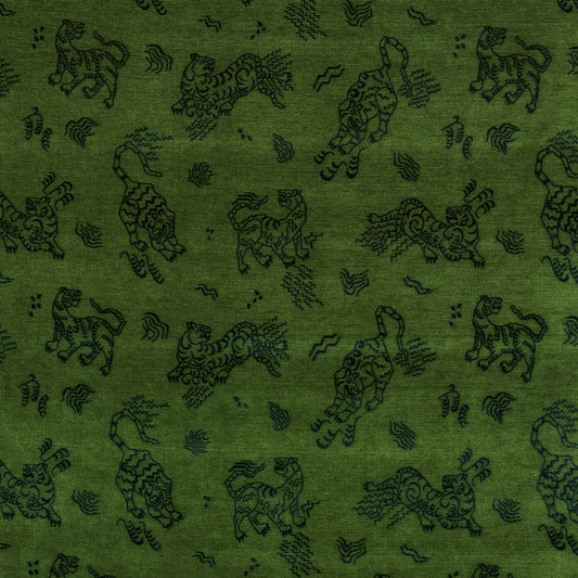 Purchase 82171 | Kinabalu Velvet, Emerald - Schumacher Fabric