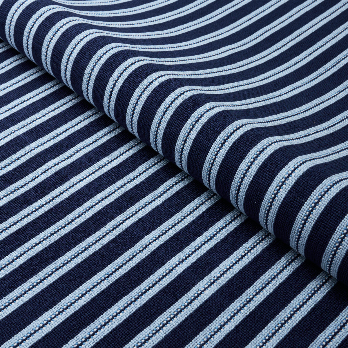 Purchase 82180 Benson Stripe Épinglé, Navy by Schumacher Fabric