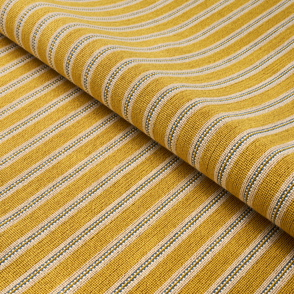 Purchase 82182 Benson Stripe Épinglé, Saffron by Schumacher Fabric