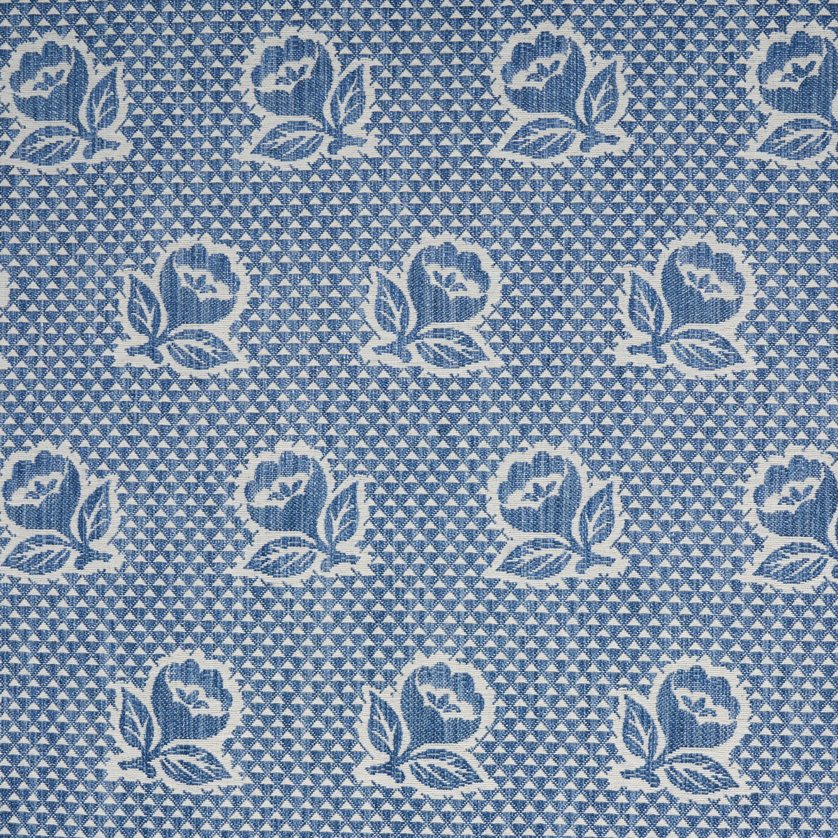 Purchase 82190 Fleurette, Denim by Schumacher Fabric