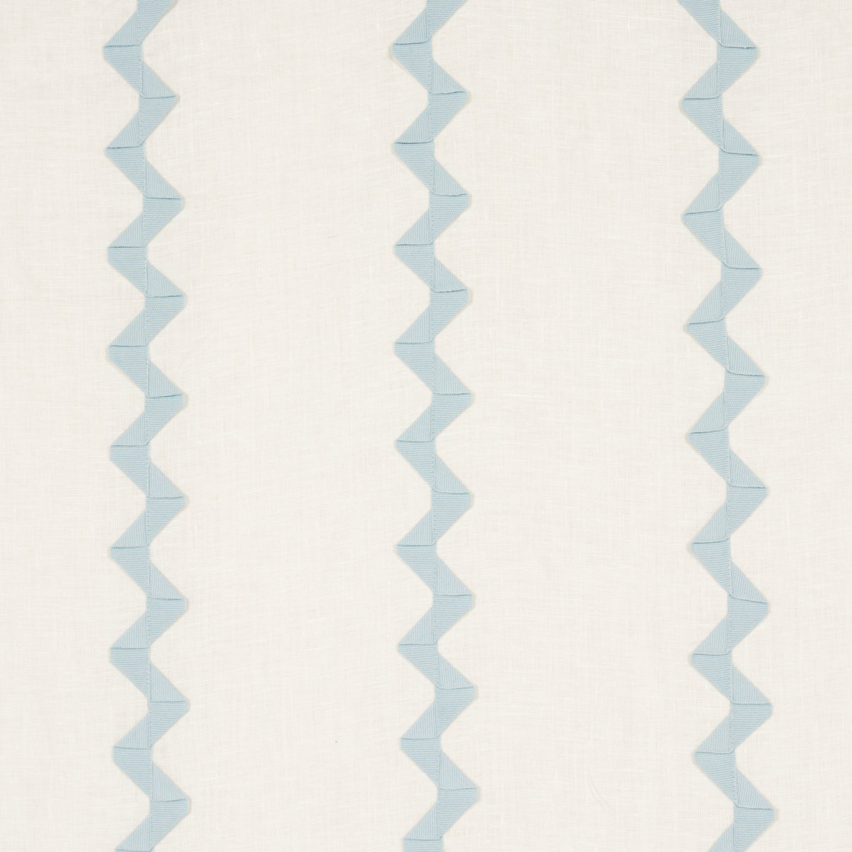 Purchase 82221 Lazare Appliqué, Sky On Ivory by Schumacher Fabric