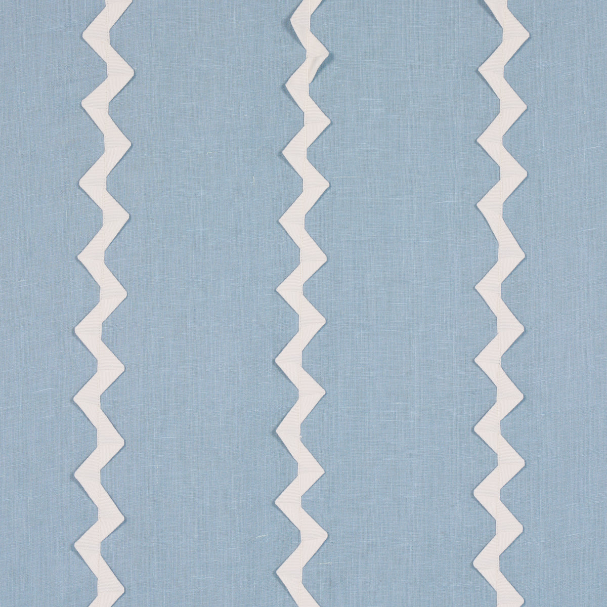 Purchase 82222 Lazare Appliqué, Ivory On Chambray by Schumacher Fabric