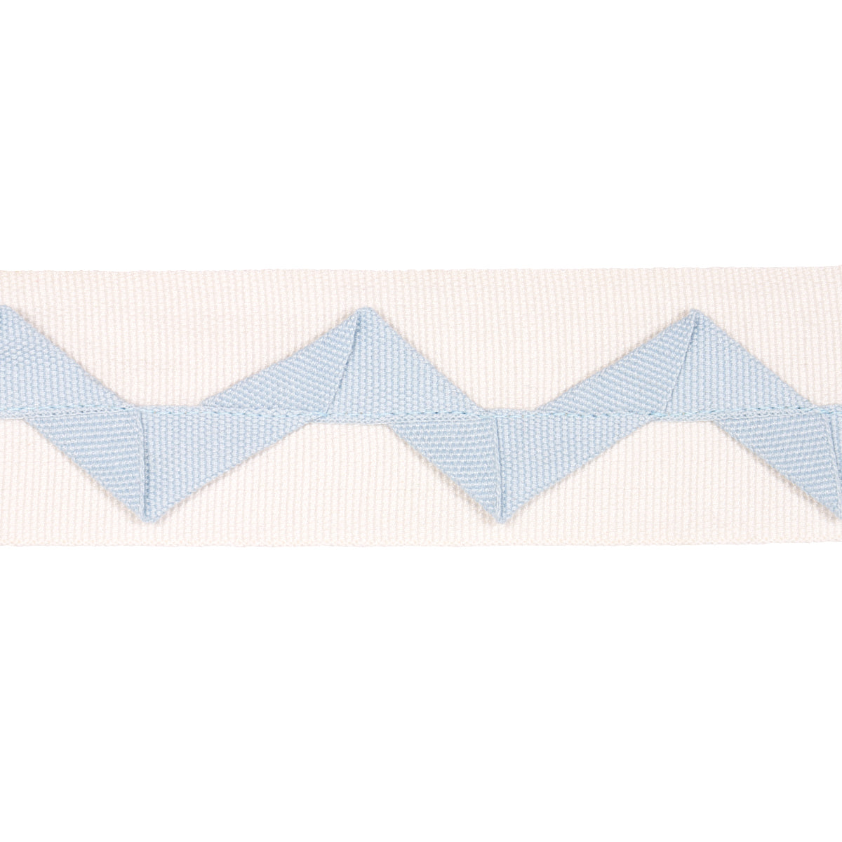 Purchase 82240 | Lazare Appliqué Tape, Sky On Ivory - Schumacher Trim