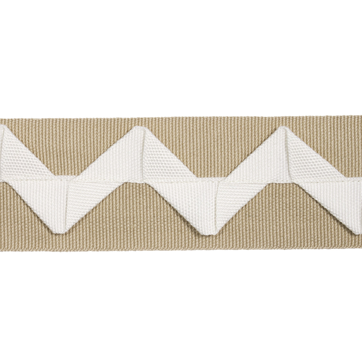 Purchase 82242 | Lazare Appliqué Tape, Ivory On Natural - Schumacher Trim