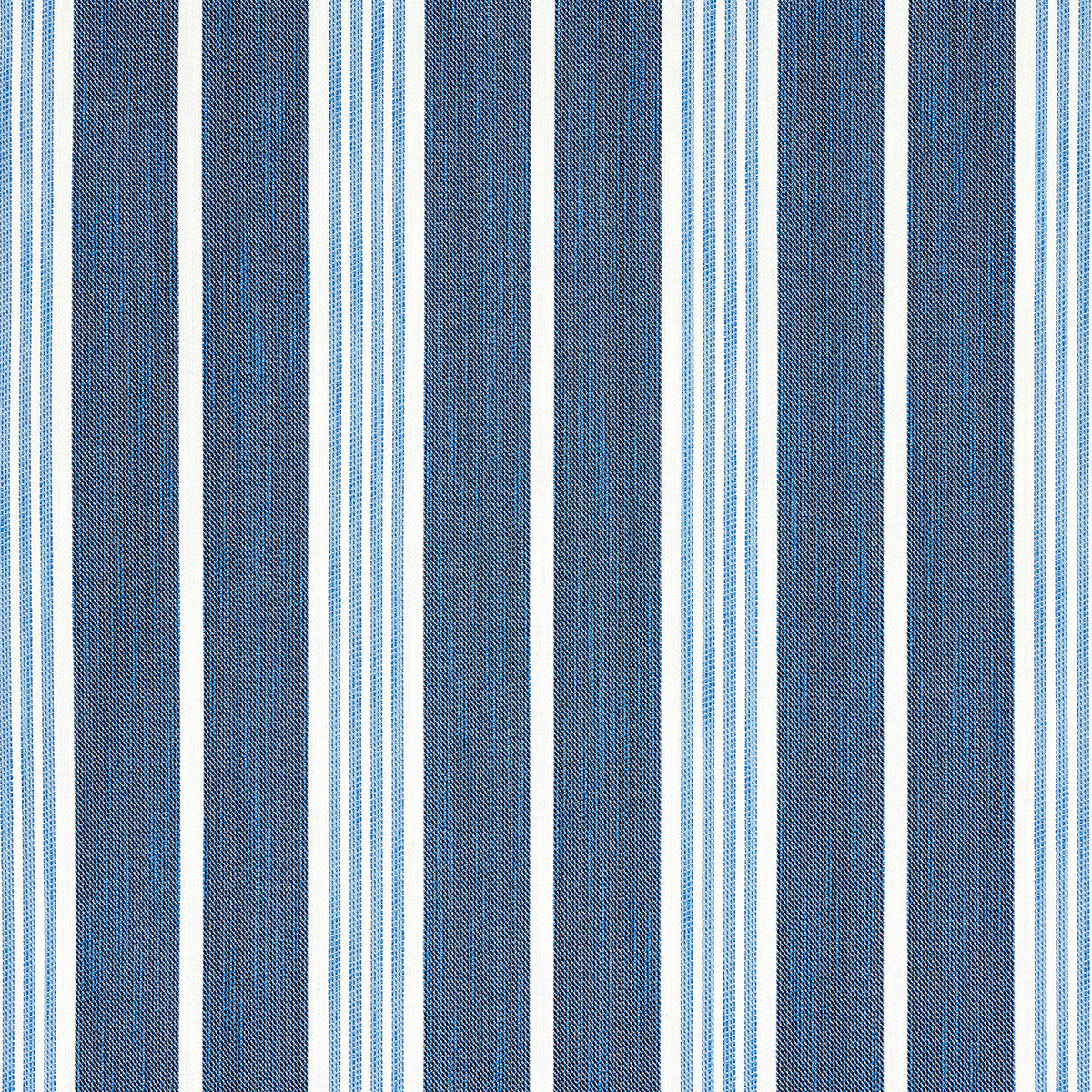 Purchase 82300 Hampton Stripe Indoor/Outdoor, Indigo by Schumacher Fabric