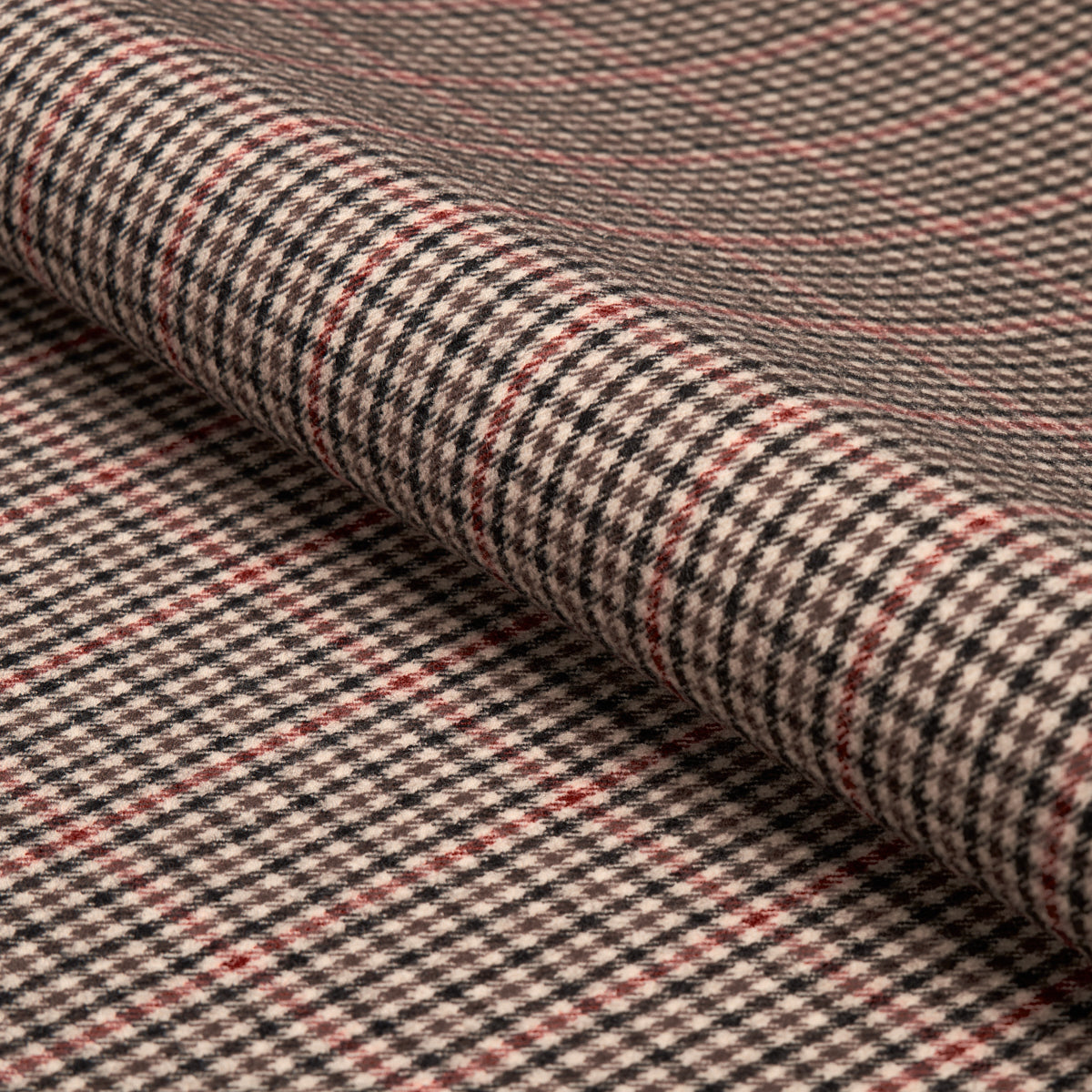 Purchase 82330 Aldridge Wool Houndstooth, Brown by Schumacher Fabric