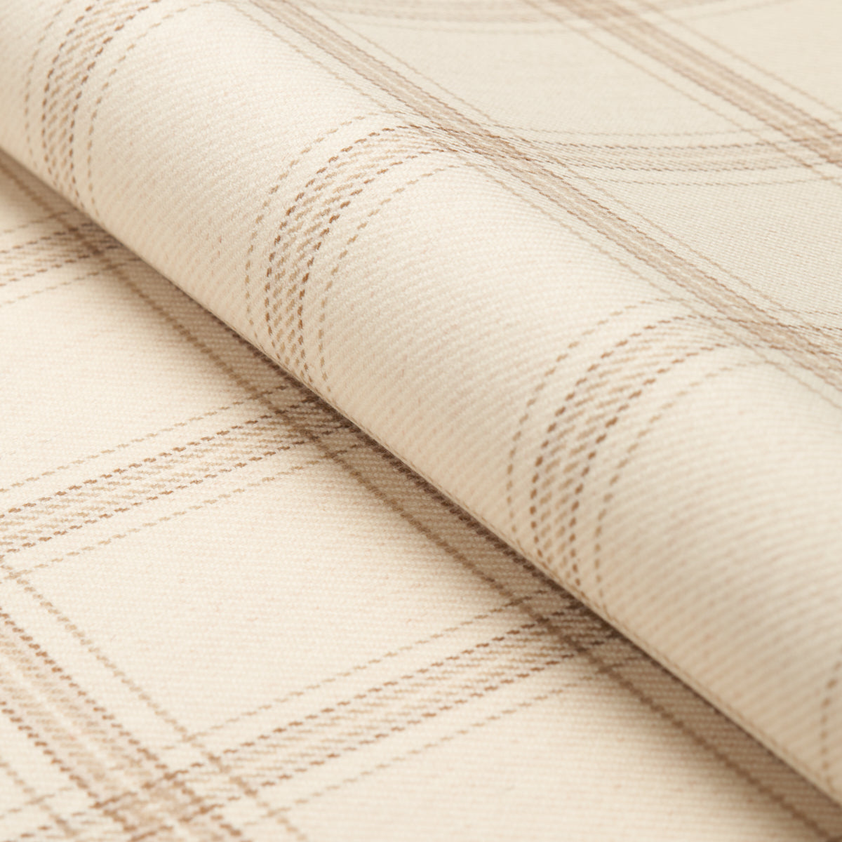 Purchase 82340 Blackburn Merino Plaid, Ivory by Schumacher Fabric