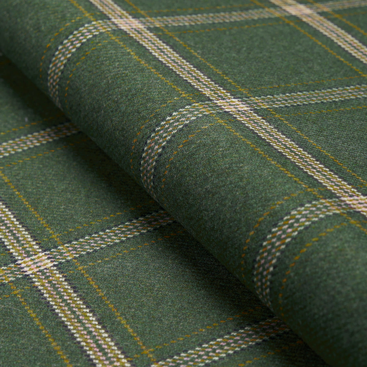 Purchase 82343 Blackburn Merino Plaid, Green by Schumacher Fabric