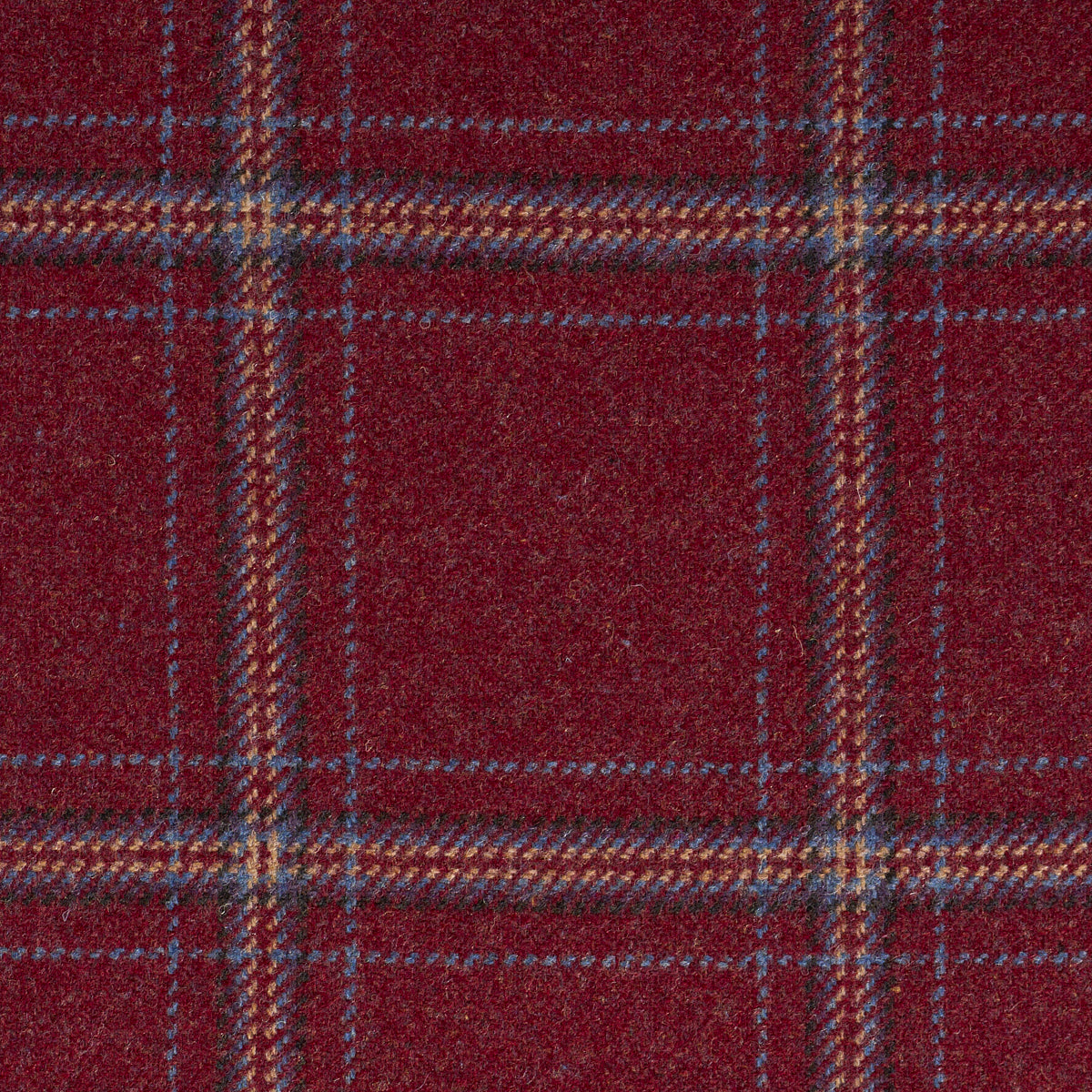 Purchase 82344 | Blackburn Merino Plaid, Redwood - Schumacher Fabric