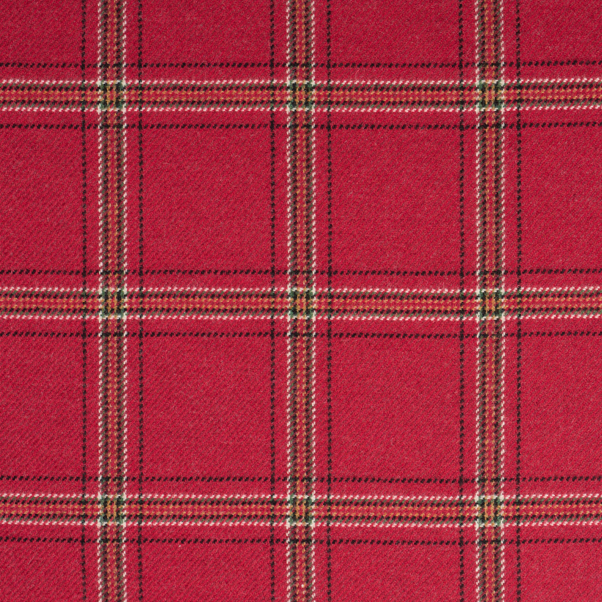 Purchase 82345 | Blackburn Merino Plaid, Crimson - Schumacher Fabric
