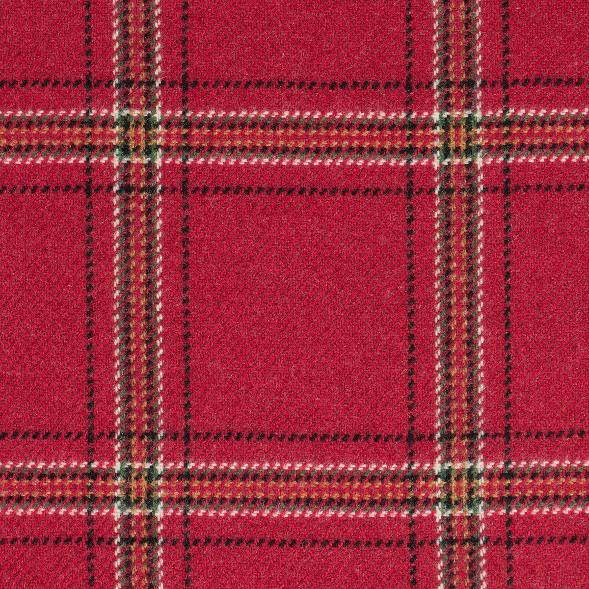 Purchase 82345 | Blackburn Merino Plaid, Crimson - Schumacher Fabric