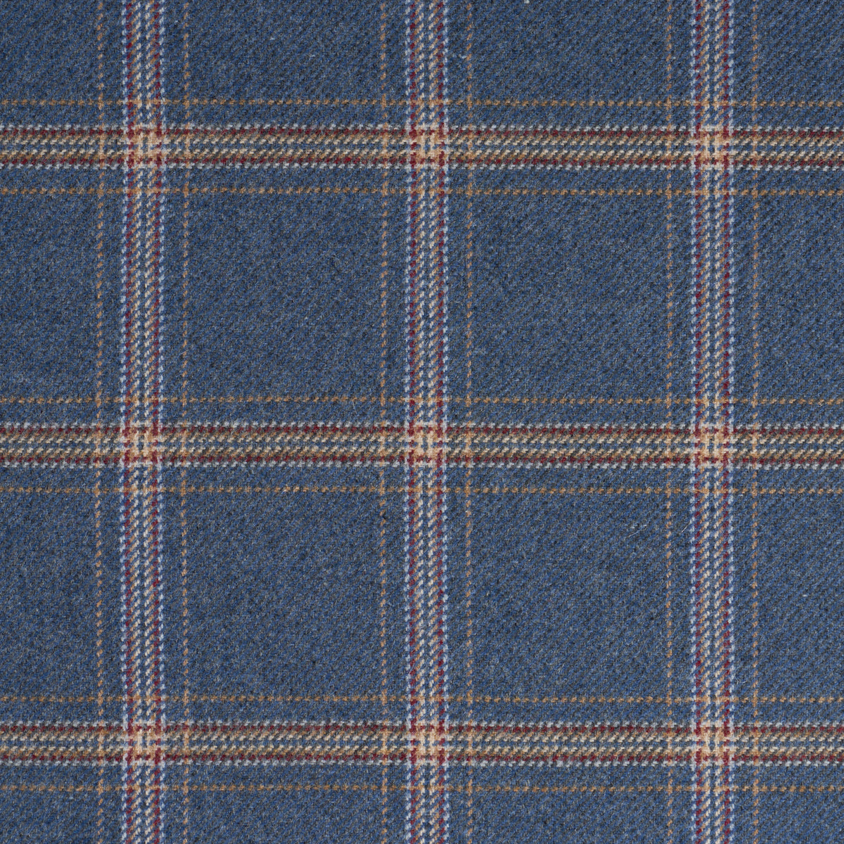 Purchase 82346 | Blackburn Merino Plaid, Denim - Schumacher Fabric