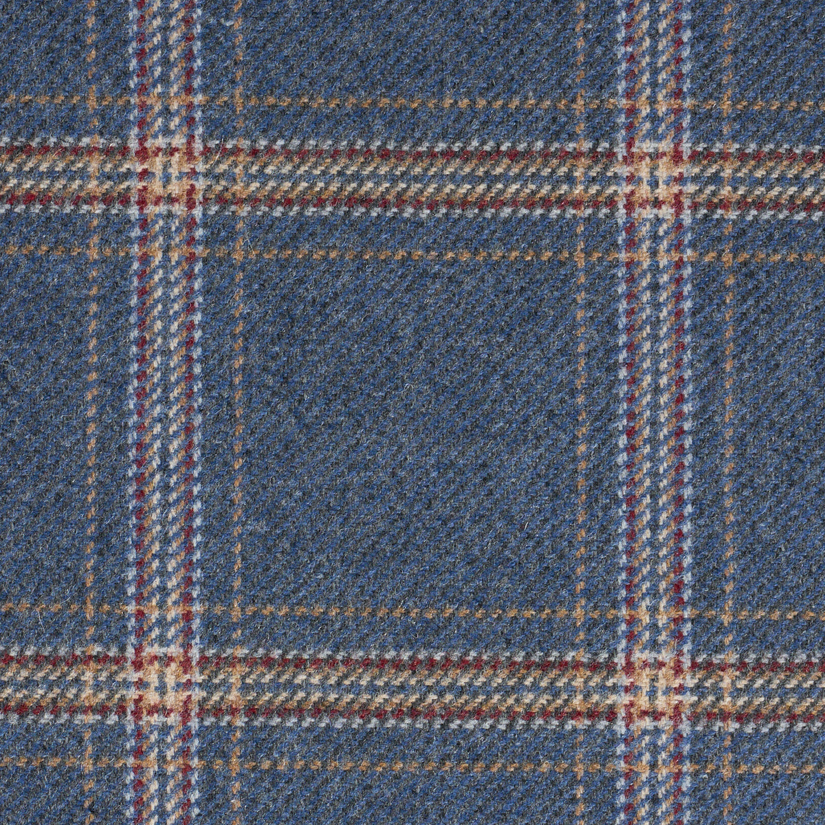 Purchase 82346 | Blackburn Merino Plaid, Denim - Schumacher Fabric