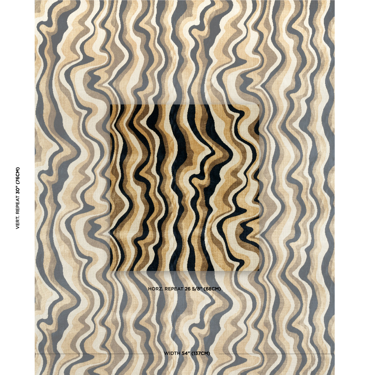 Purchase 82411 | Swirl Velvet, Neutral - Schumacher Fabric