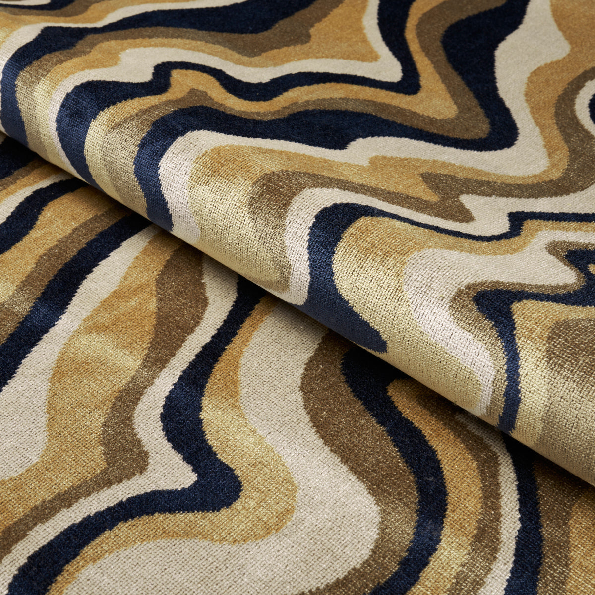 Purchase 82411 | Swirl Velvet, Neutral - Schumacher Fabric