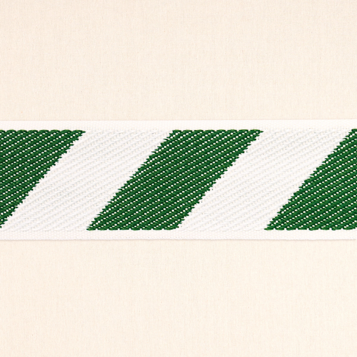 Purchase 82422 | Airmail I Indoor/Outdoor Tape, Green And Ivory - Schumacher Trim