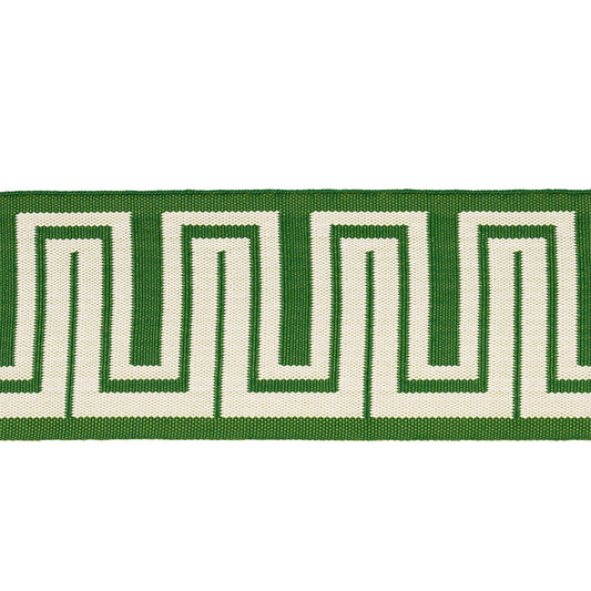 Purchase 82441 | Zeus Indoor/Outdoor Tape, Green - Schumacher Trim