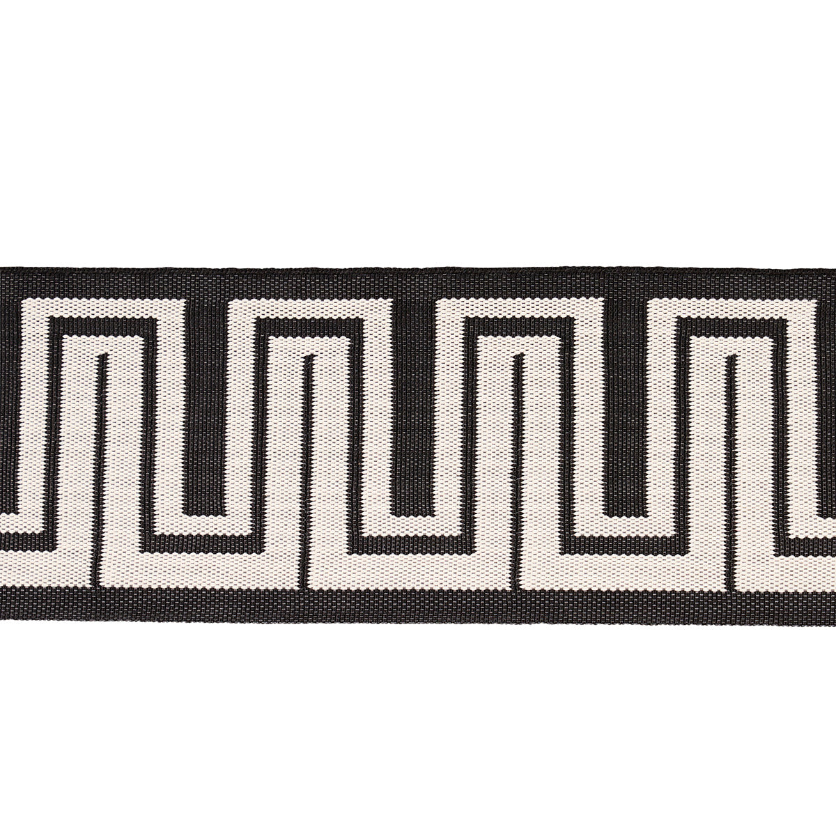 Purchase 82442 | Zeus Indoor/Outdoor Tape, Black - Schumacher Trim