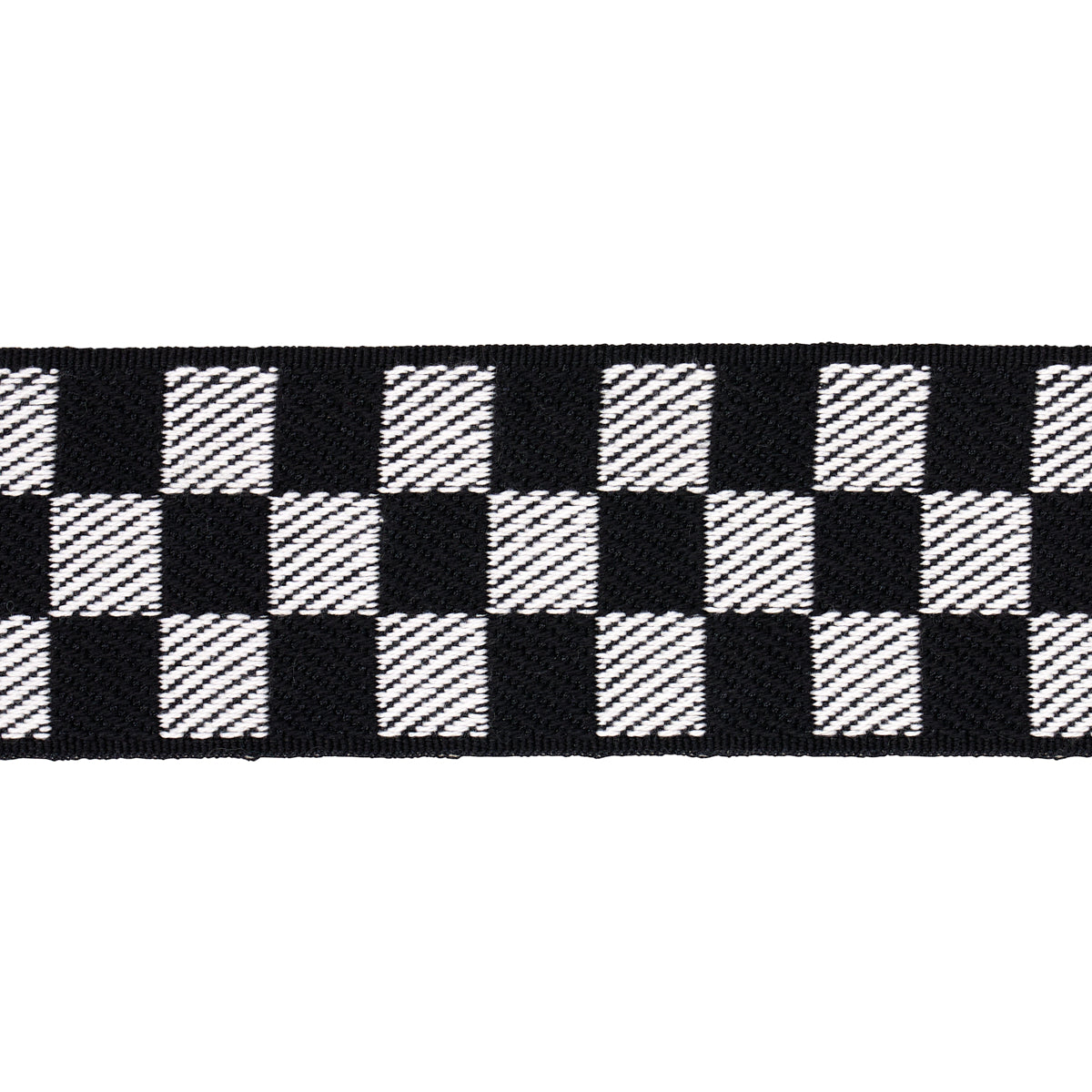 Purchase 82480 | Zee Tape, Black & Ivory - Schumacher Trim