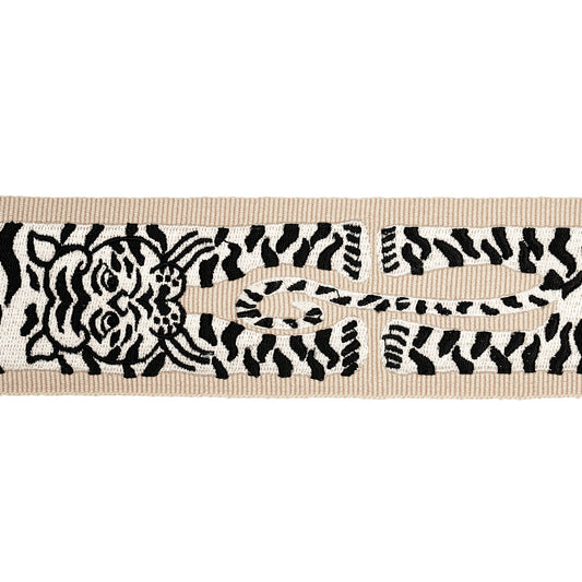 Purchase 82510 | Le Tigre Embroidered Trim, Neutral - Schumacher Trim