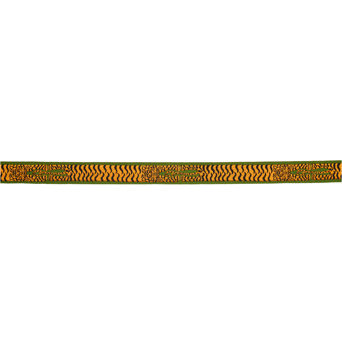 Purchase 82511 | Le Tigre Embroidered Trim, Green - Schumacher Trim