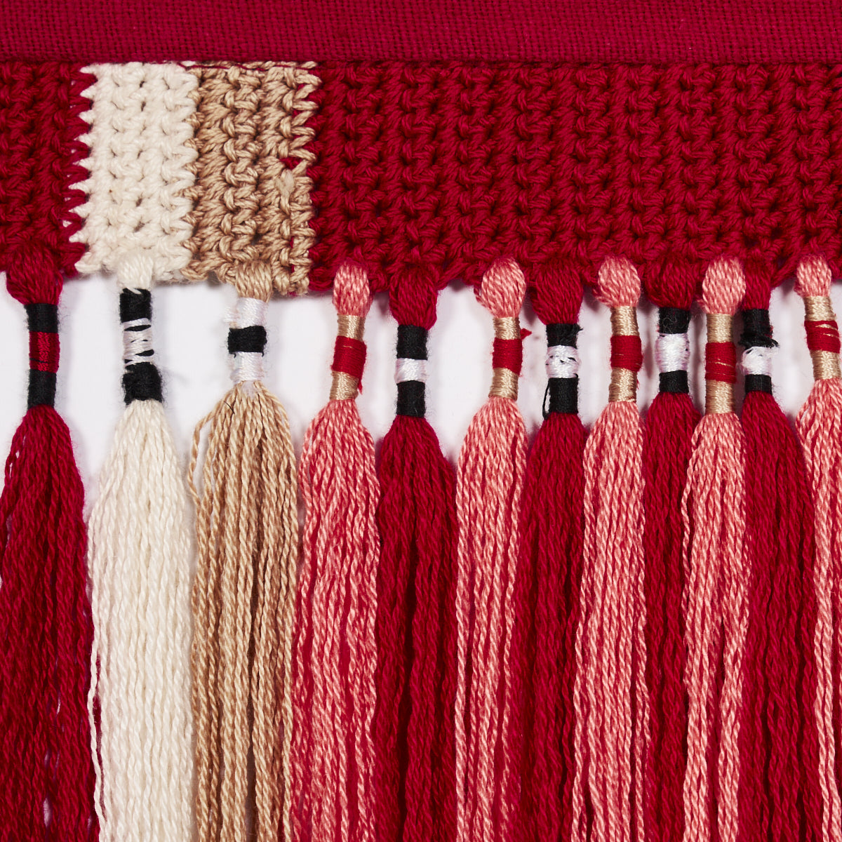 Purchase 82520 | El Morocco Handmade Tassel Trim, Warm Multi - Schumacher Trim