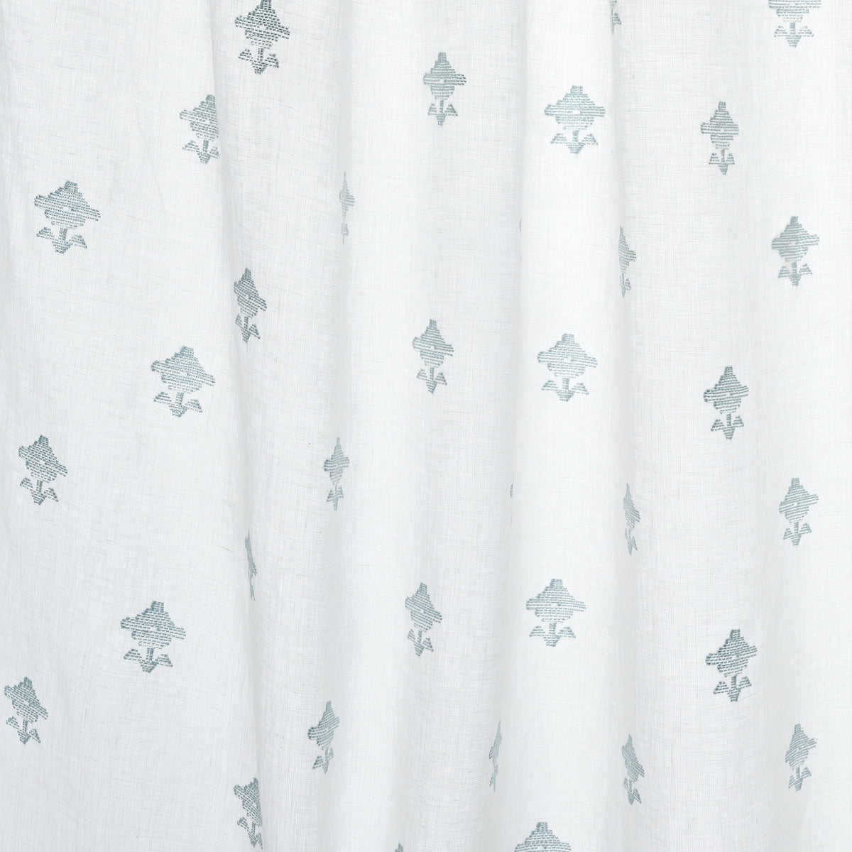 Purchase 82551 Rubia Sheer, Sky by Schumacher Fabric