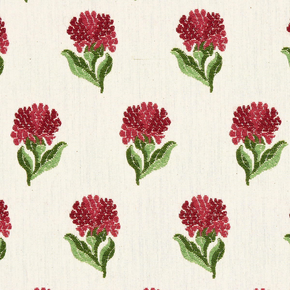Purchase 82630 Rosina Floral, Garnet by Schumacher Fabric