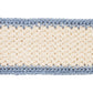 Purchase 82672 | Sylvia Crochet Tape, Cornflower - Schumacher Trim