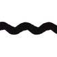 Purchase 82724 | Ric Rac Tape Large, Black - Schumacher Trim