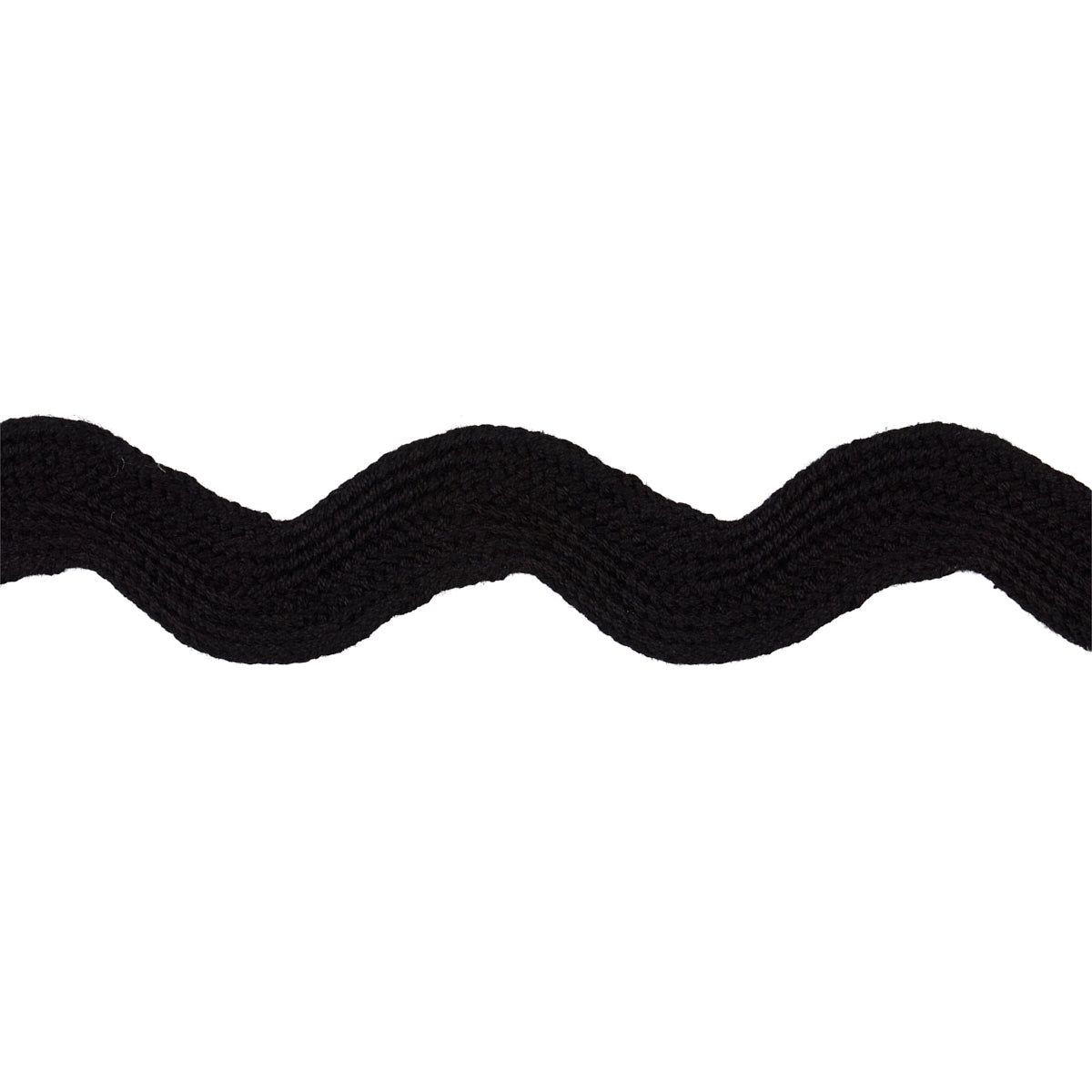 Purchase 82724 | Ric Rac Tape Large, Black - Schumacher Trim