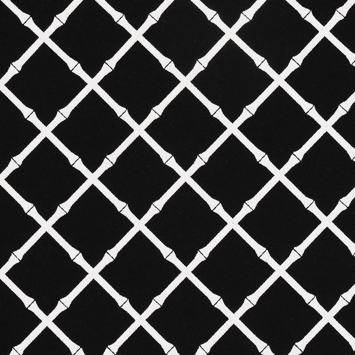 Purchase 82763 Bamboo Trellis Indoor/Outdoor, Black by Schumacher Fabric