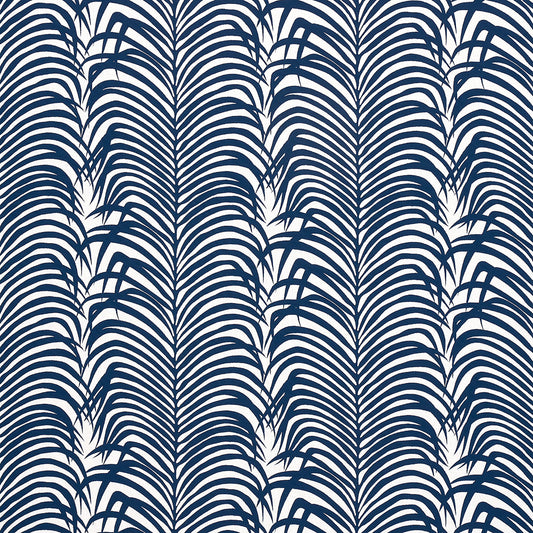 Purchase 82781 | Bouquet Toss, Navy - Schumacher Fabric
