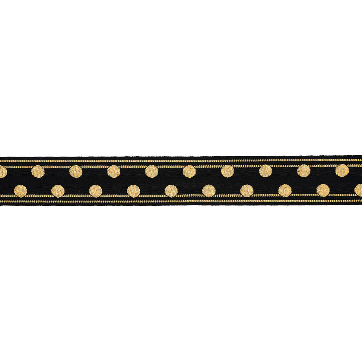 Purchase 82791 | Bianca Tape, Gold Noir - Schumacher Trim