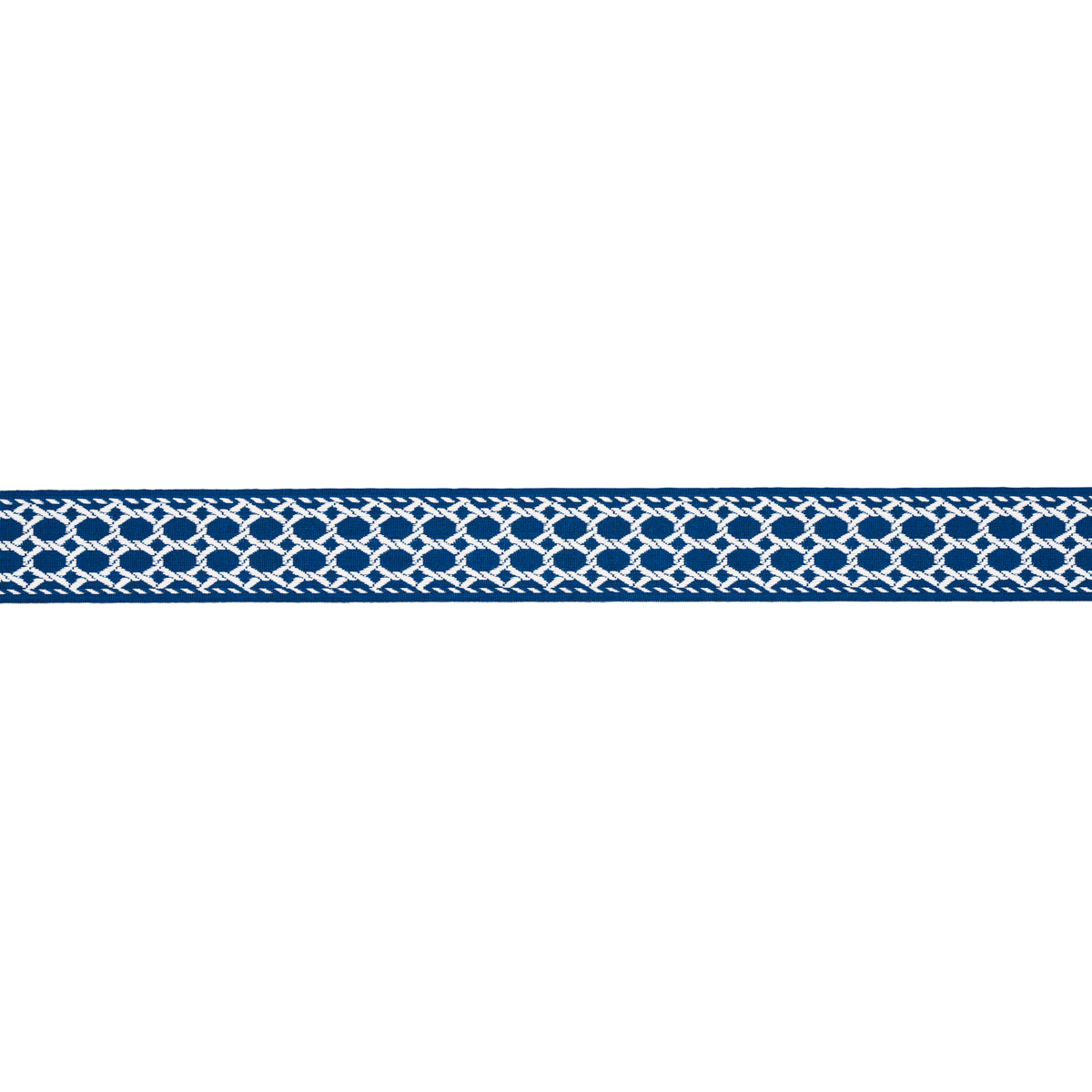 Purchase 82820 | Lattice Indoor/Outdoor Tape, Navy - Schumacher Trim