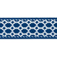 Purchase 82820 | Lattice Indoor/Outdoor Tape, Navy - Schumacher Trim